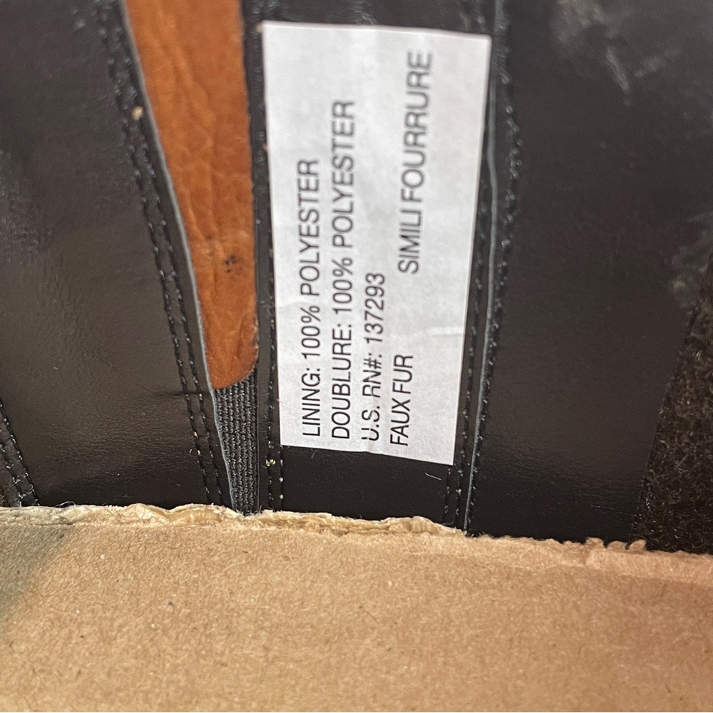 Clarks Womens 7.5 M‎ Mullin Spice Brown Leather Knee High Riding Boot Equestrian - Picture 11 of 16